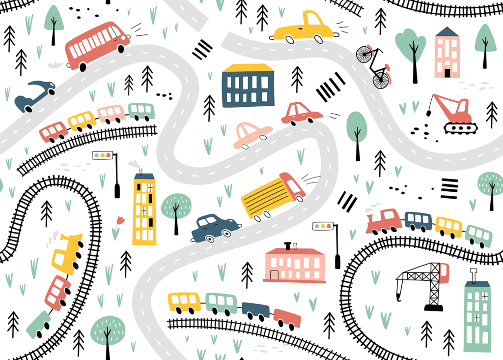 Kinderkamer | Verkeer op de weg