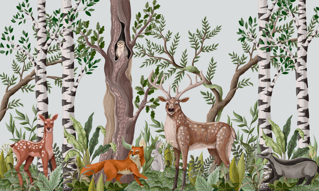 Kinderkamer | Bos vriendjes
