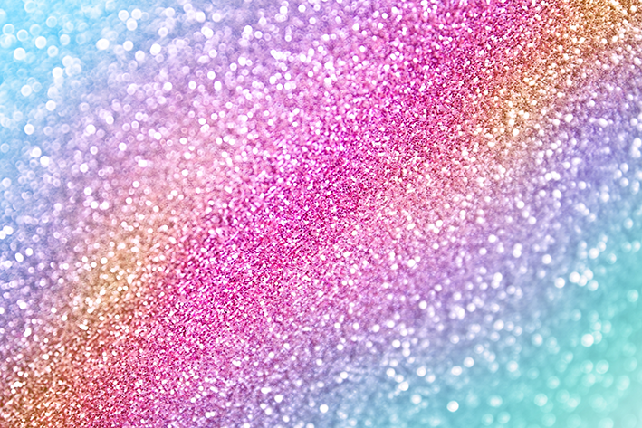 Kinderkamer | Regenboog glitter